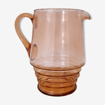 Pitcher carafe vase rosaline vintage