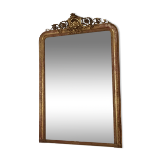 Gilded wood mirror