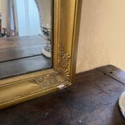 Large antique mirror in the Napoléon III style.
