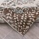 Brown & beige vintage rug 173x253cm
