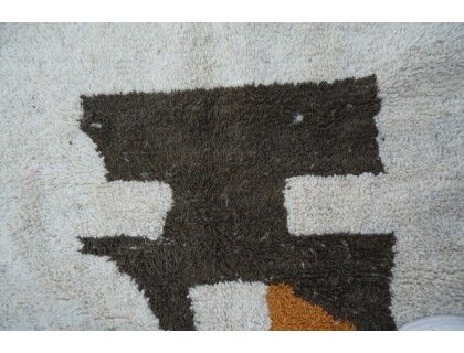 Colorful Berber carpet 242x147cm