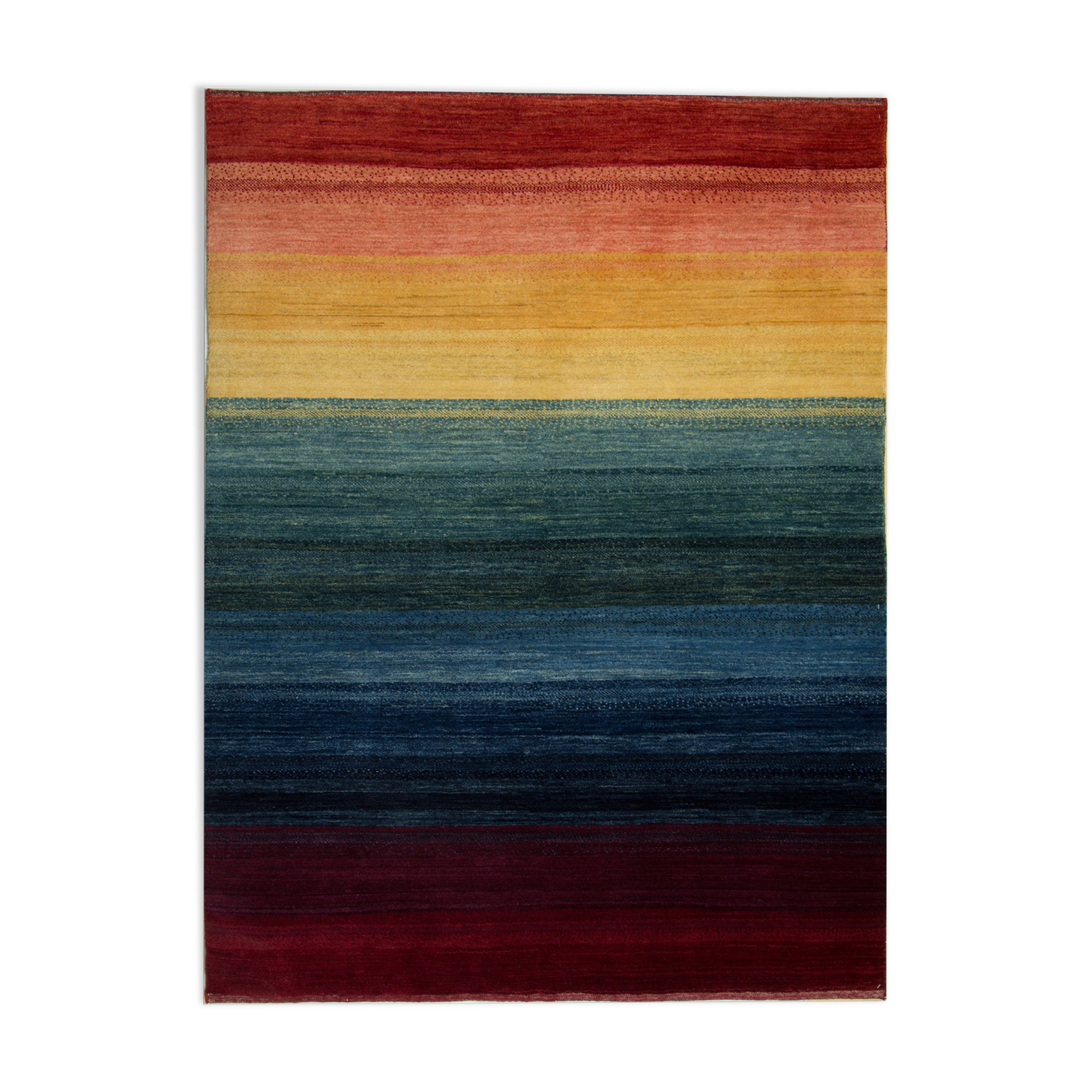 Rainbow Rug Modern Multicoloured Carpet
