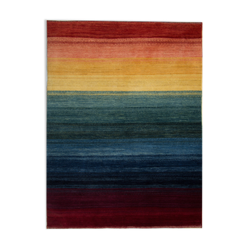 Rainbow Rug Modern Multicoloured Carpet