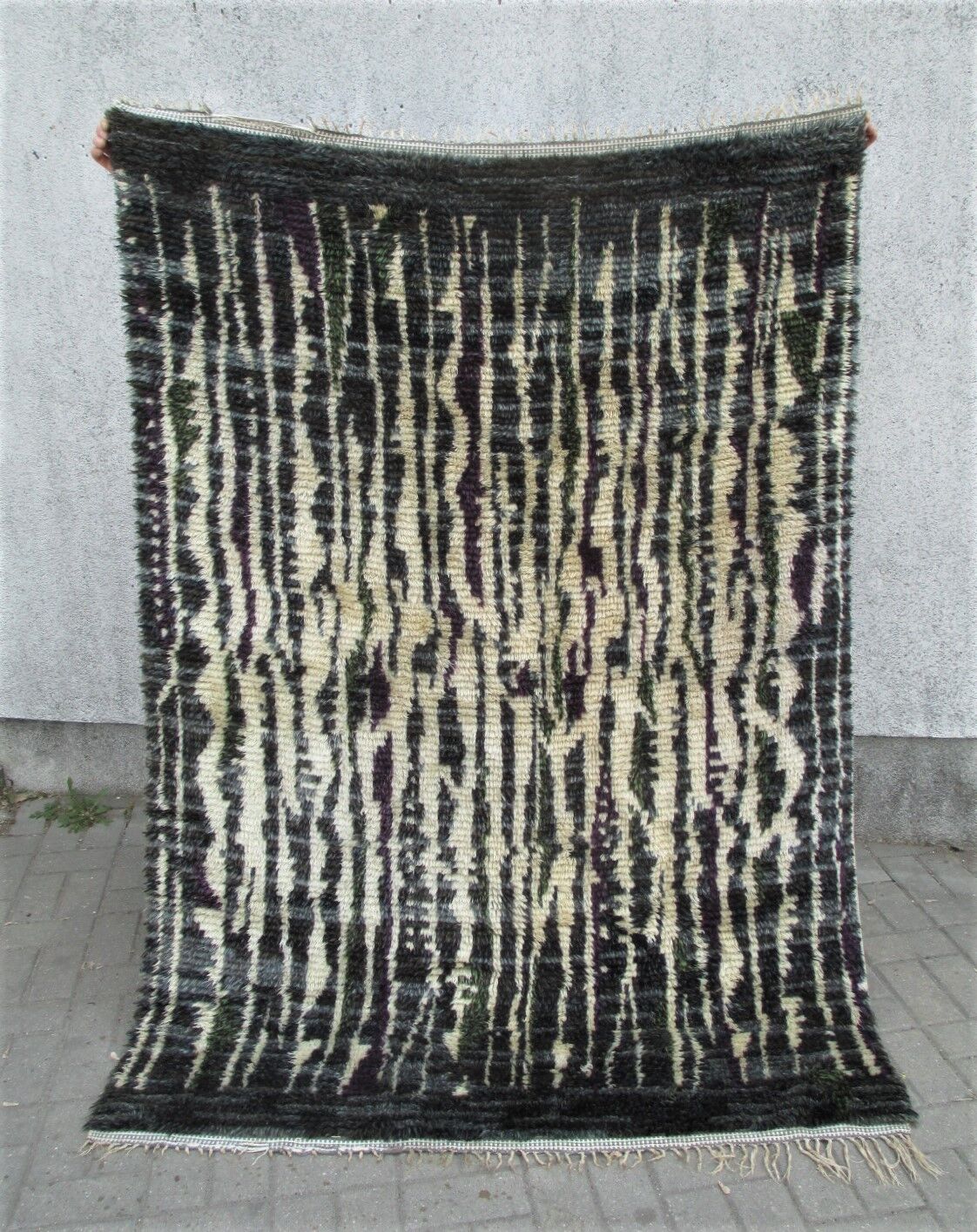 Tapis 195x140, Suède, années 1960