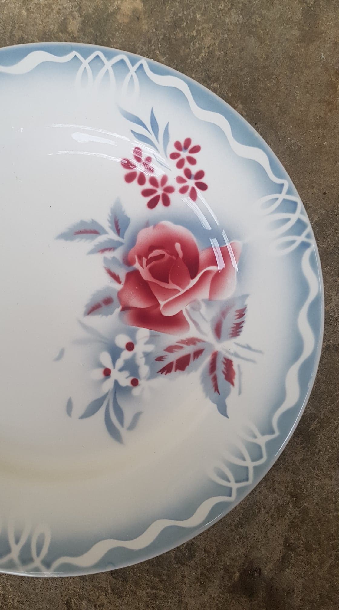 Set of 6 plates Digoin Sarreguemines model Lot