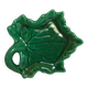 Vide poche feuille verte céramique
