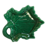 Vide poche feuille verte céramique