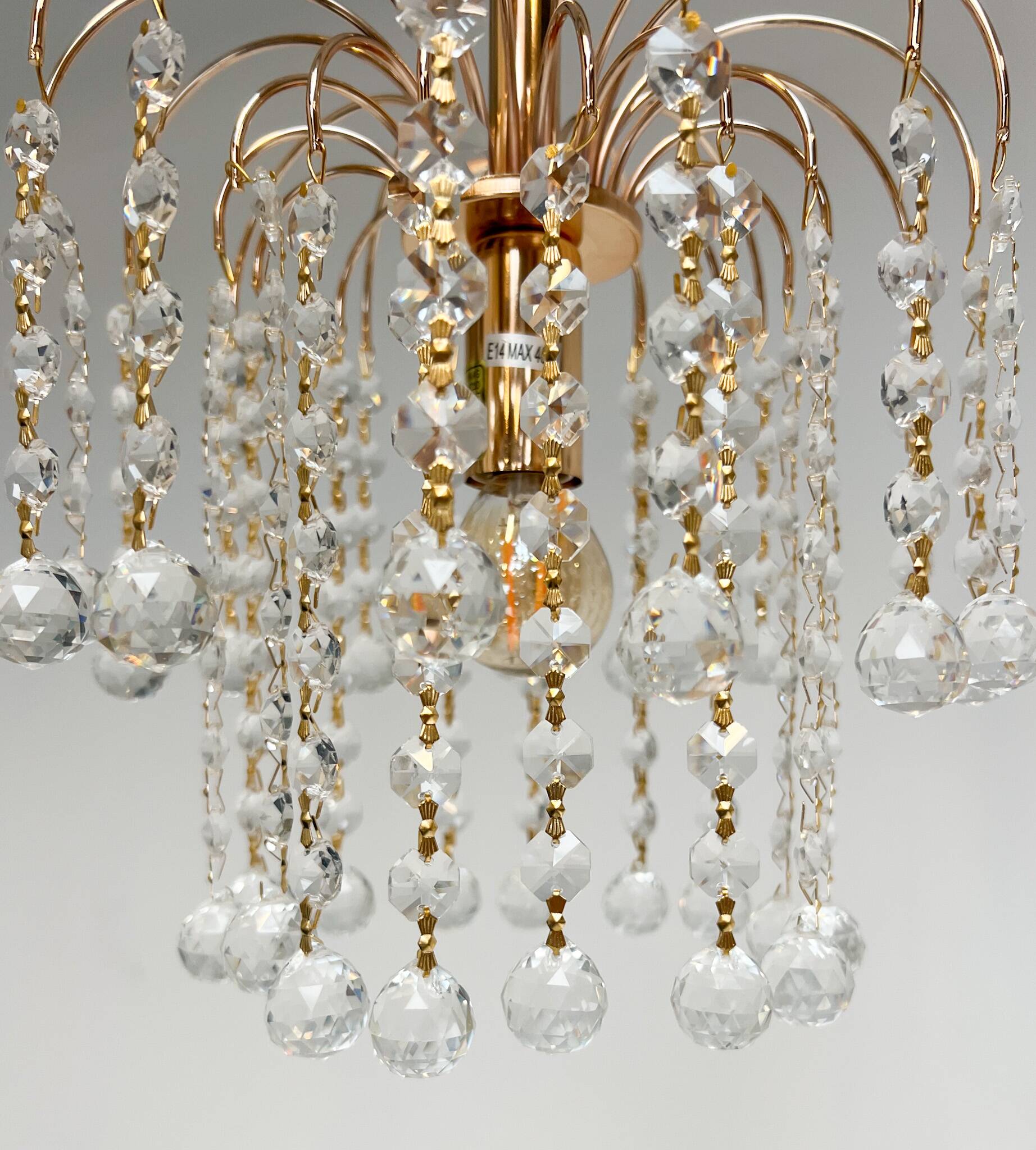 Italian cristal chandelier by Swarovski, after 2000