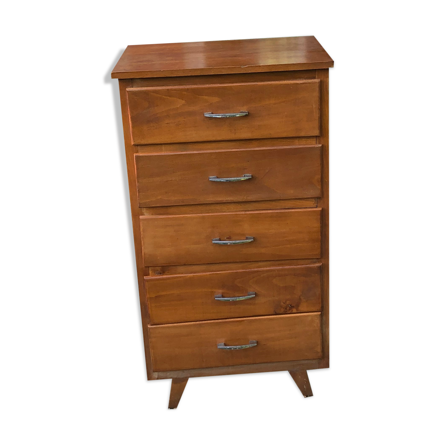 High chest of drawers/Vintage ragpicker compass feet