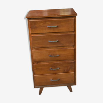 High chest of drawers/Vintage ragpicker compass feet