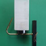 Three antique gold Arlus wall lights from the 50s