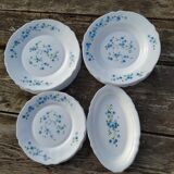 Service de table  vintage Arcopal Myosotis