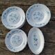 Service de table vintage Arcopal Myosotis