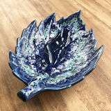 Vallauris blue ceramic sheet dish