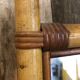Rattan mirror