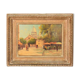 Huile sur panneau Vue Montmartre