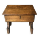 Small antique wooden stool chest – handcrafted