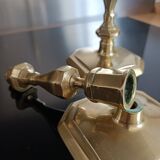 Pair of gilded bronze candlesticks