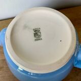 Cafetière ancienne Digoin bleu ciel