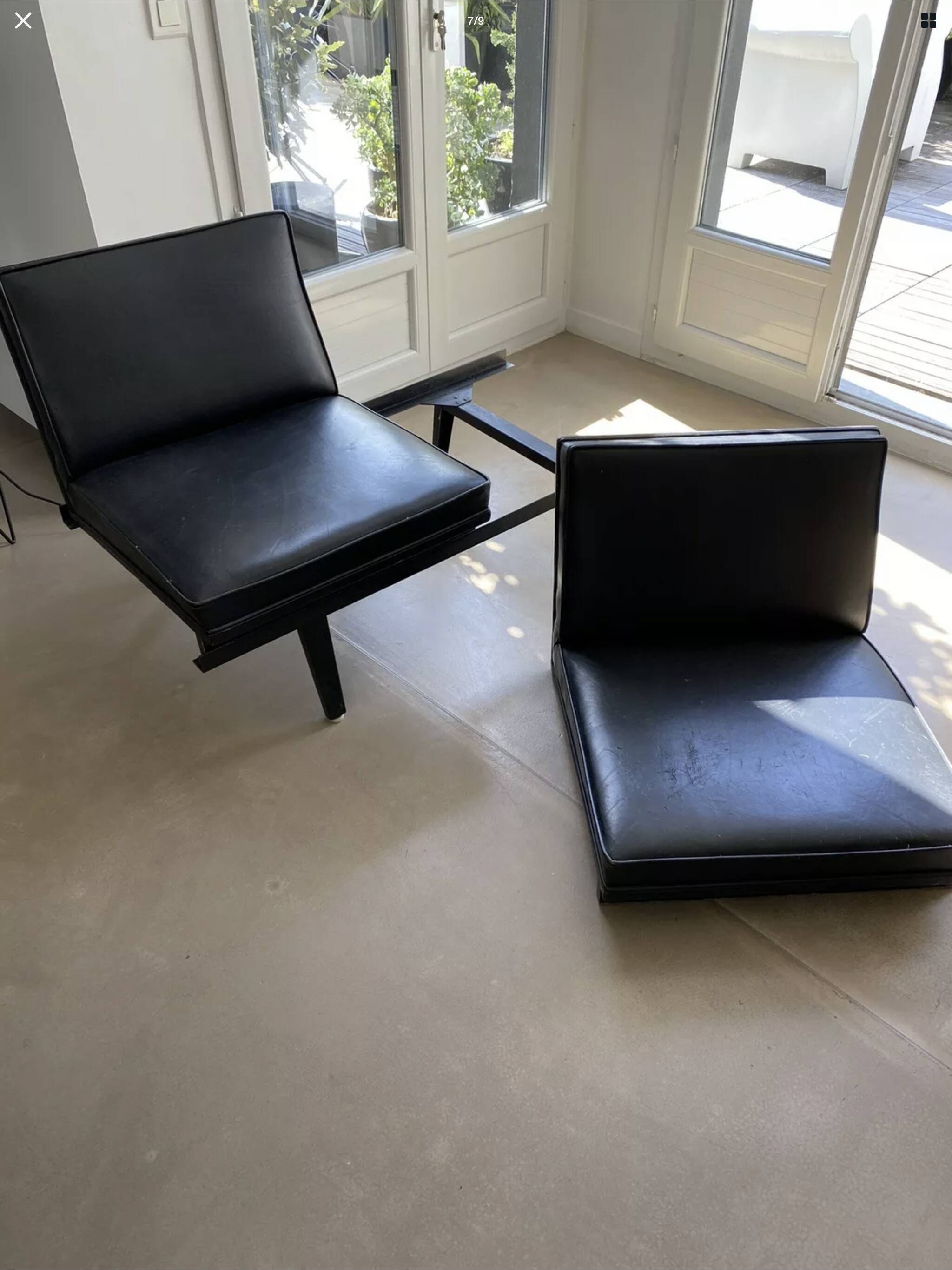 Georges Nelson leather sofa