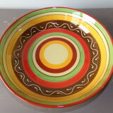 Glazed terracotta dish
