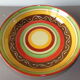 Glazed terracotta dish