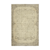 Tapis beige oriental fait à la main 200 cm x 310 cm