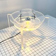 Lampe / Sculpture Italienne en Plexiglas, 1980