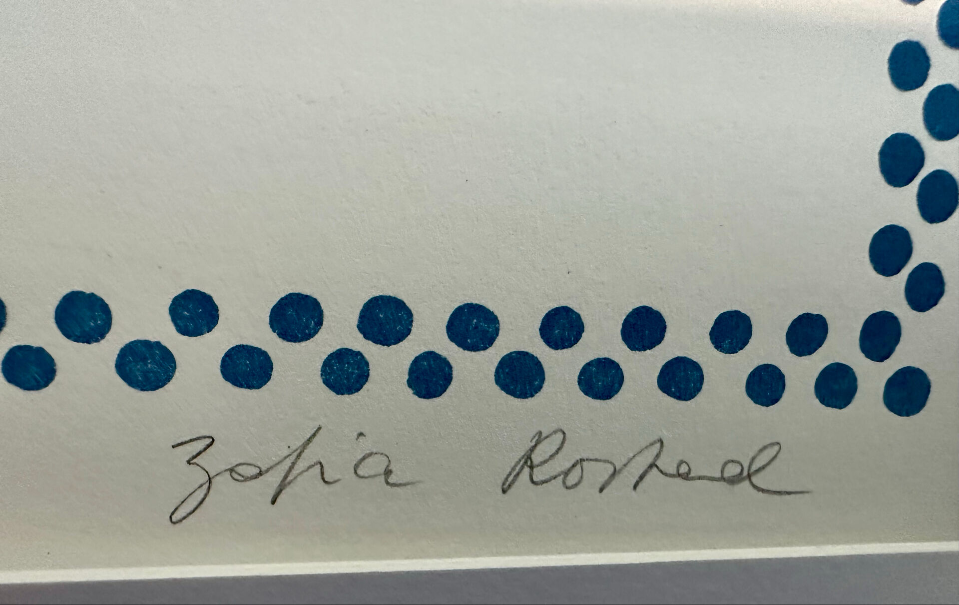 Estampe, litographie de Zofia Rostad