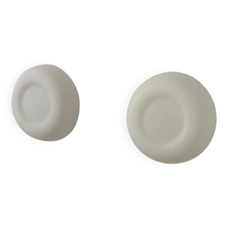 Paire d’appliques en opaline, France 1970