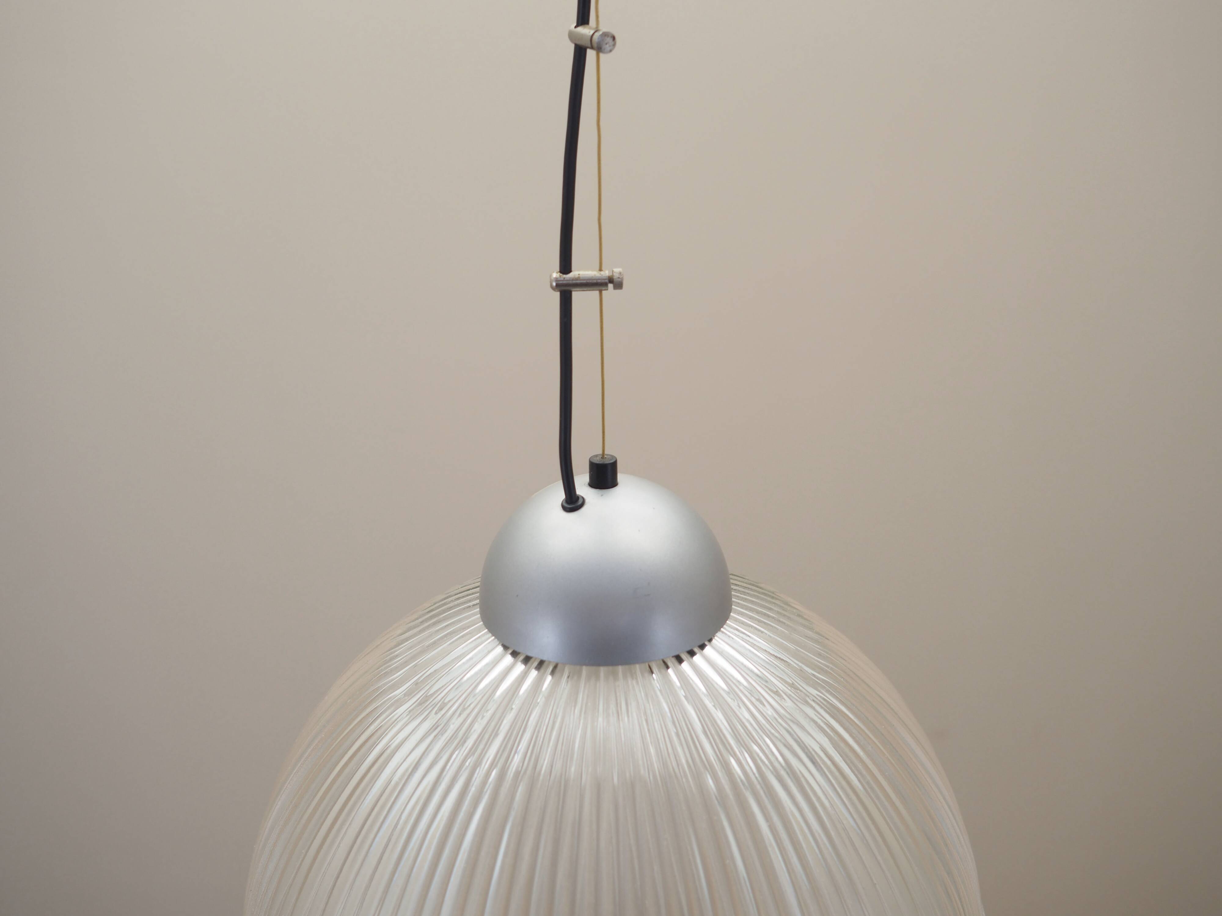 Pendant lamp, Danish design, 1970s, production: Denmark