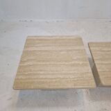 Lot de 3 tables gigognes, 1980s