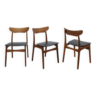 Suite de 3 chaises  par Schiønning & Elgaard