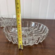 Lot de 2 coupelles anciennes en verre