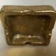 Hammered bronze ashtray