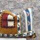 Housse de coussin vintage en kilim berbère : coussin en laine marocaine