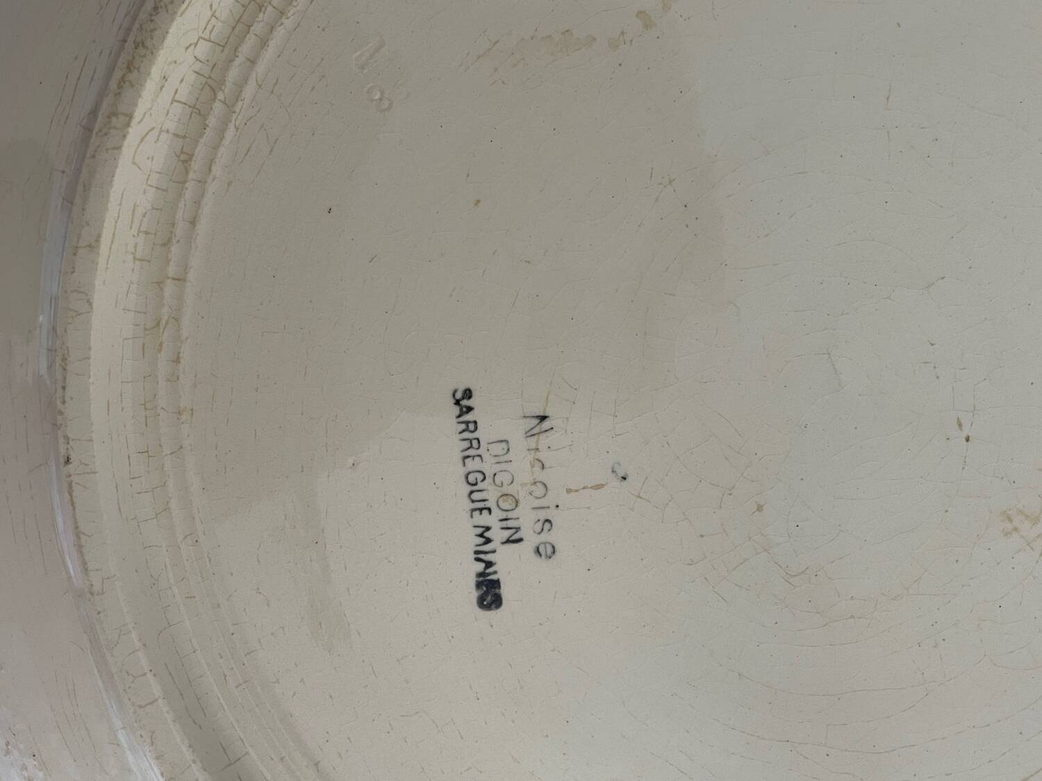 Old jug Sarreguemines