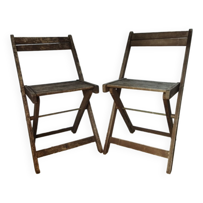 Chaises pliantes vintage