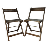 Vintage folding chairs