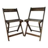 Vintage folding chairs