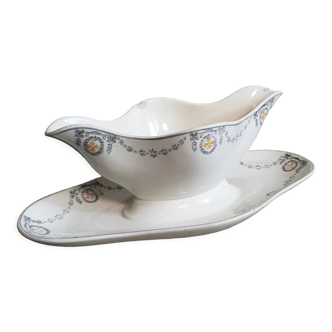 Old gravy boat Longwy Moselle