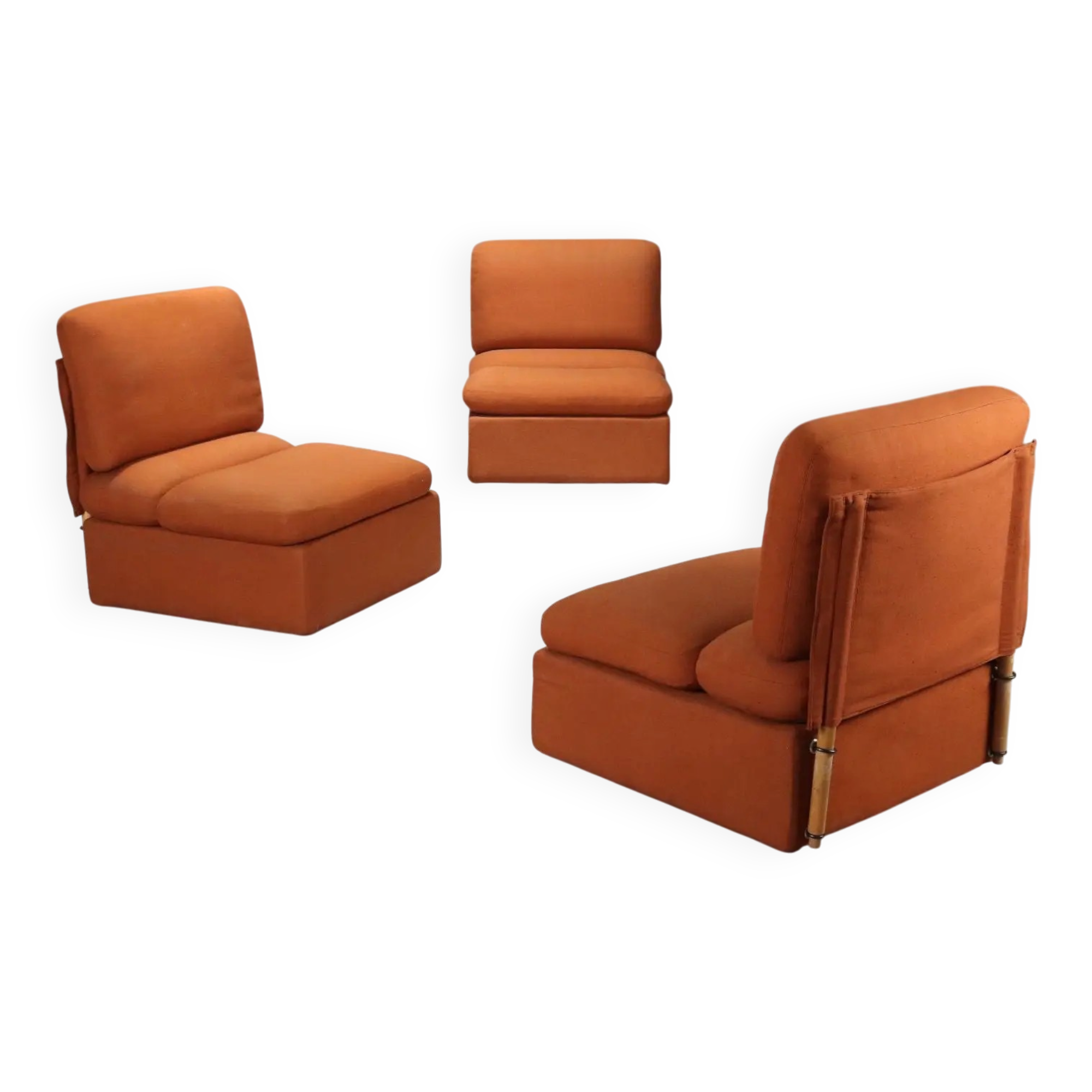 Zanotta armchairs designed by Pas D'Urbino Lomazzi vintage 1980s