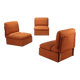 Zanotta armchairs designed by Pas D'Urbino Lomazzi vintage 1980s