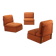 Zanotta armchairs designed by Pas D'Urbino Lomazzi vintage 1980s