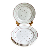 4 Luneville 50s flat plates