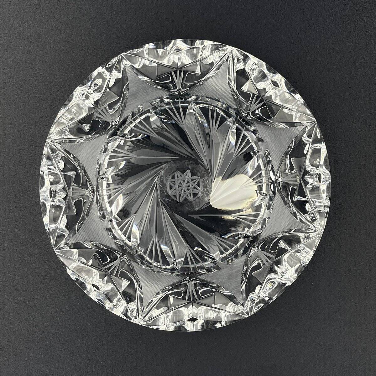 Bohemian glass ashtray by Bohemia Crystal, 1990s