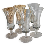 Verres a liqueur vintage