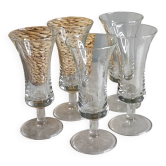 Vintage liqueur glasses