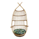 Mid Century hanging egg chair in bamboo by Fratelli Castano 1950s