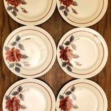 Set of 6 Hamage & Moulin des Loups plates